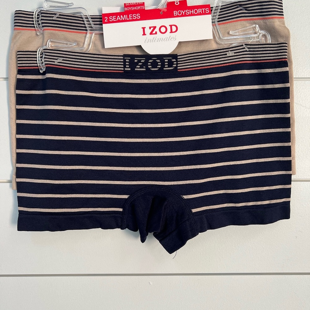 IZOD Boyshort style Panties 8(XL) 10(XXL)